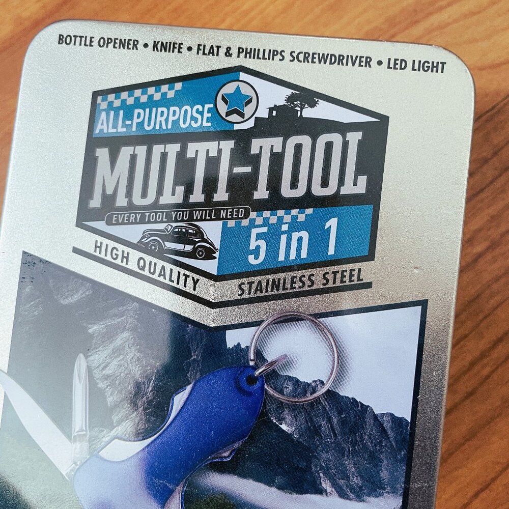 FIRM. 2 Stocking Stuffers! Meridian Stainless Steel All Purpose Multi-Tool Kits! - Picture 5 of 7